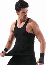 Slim Shirt - Figuur corrigerend hemd - Maat XL - Zwart