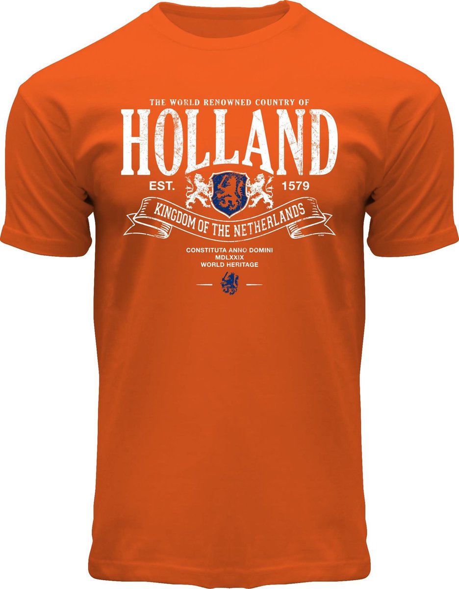 Fox Originals Holland Superior Oranje Heren T-shirt M