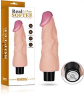 Lovetoy Realistische zachte vibrator 18 cm