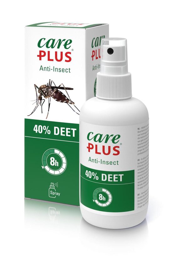 Care Plus Anti-Insect Deet 40% Spray - Muggenspray - 200ml - Care Plus