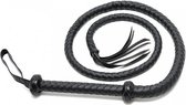 Rimba Bondage Play Arabische Bullwhip 150 cm zwart