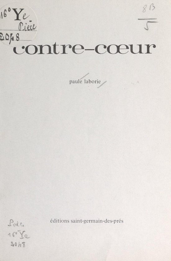 Contrecœur (ebook), Paule Laborie 9782307075653 Boeken