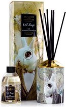 Ashleigh & Burwood Exclusieve geurstokjes | reed diffuser Wild Things "Sir Hoppingsworth" - warme cognac & leer