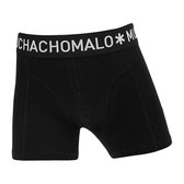 Muchachomalo - Basis Collectie Jongens Boxershorts - 2 pack - Zwart/Zwart - 176