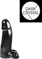 Dark Crystal Dildo met noppen 21 x 6 cm - zwart