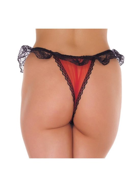 Tanga - Katoenen - Dames - Roze - M Erotische slips
