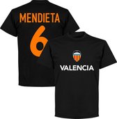 Valencia Medieta 6 Team T-Shirt - Zwart - 5XL