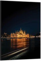 Dibond –The Shoes On The Danube Bank - Budapest  – 80x120 Foto op Aluminium (met ophang)