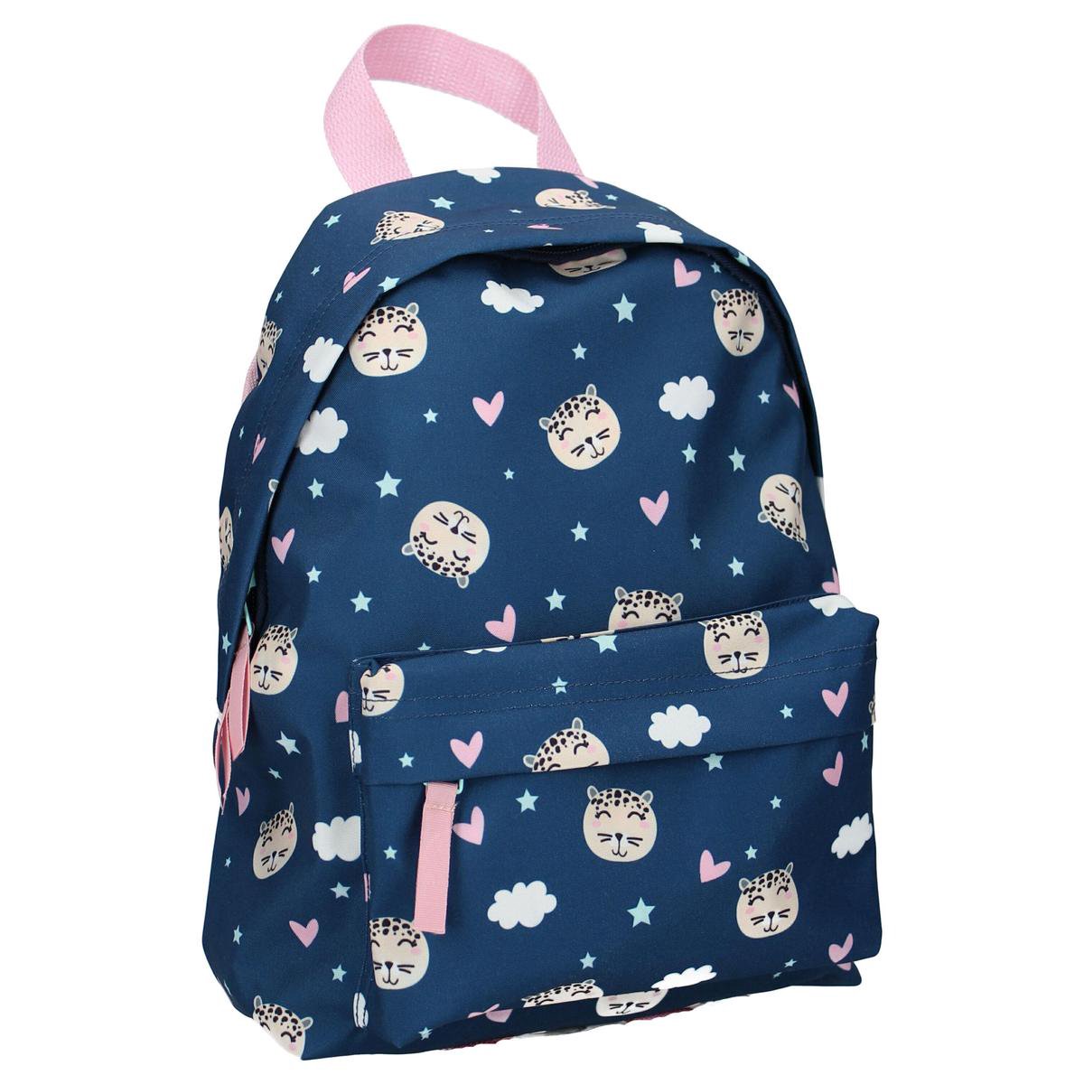 Prêt Rugzak Best Buddy Junior 8 L Polyester Donkerblauw/roze - Rugzak Kind