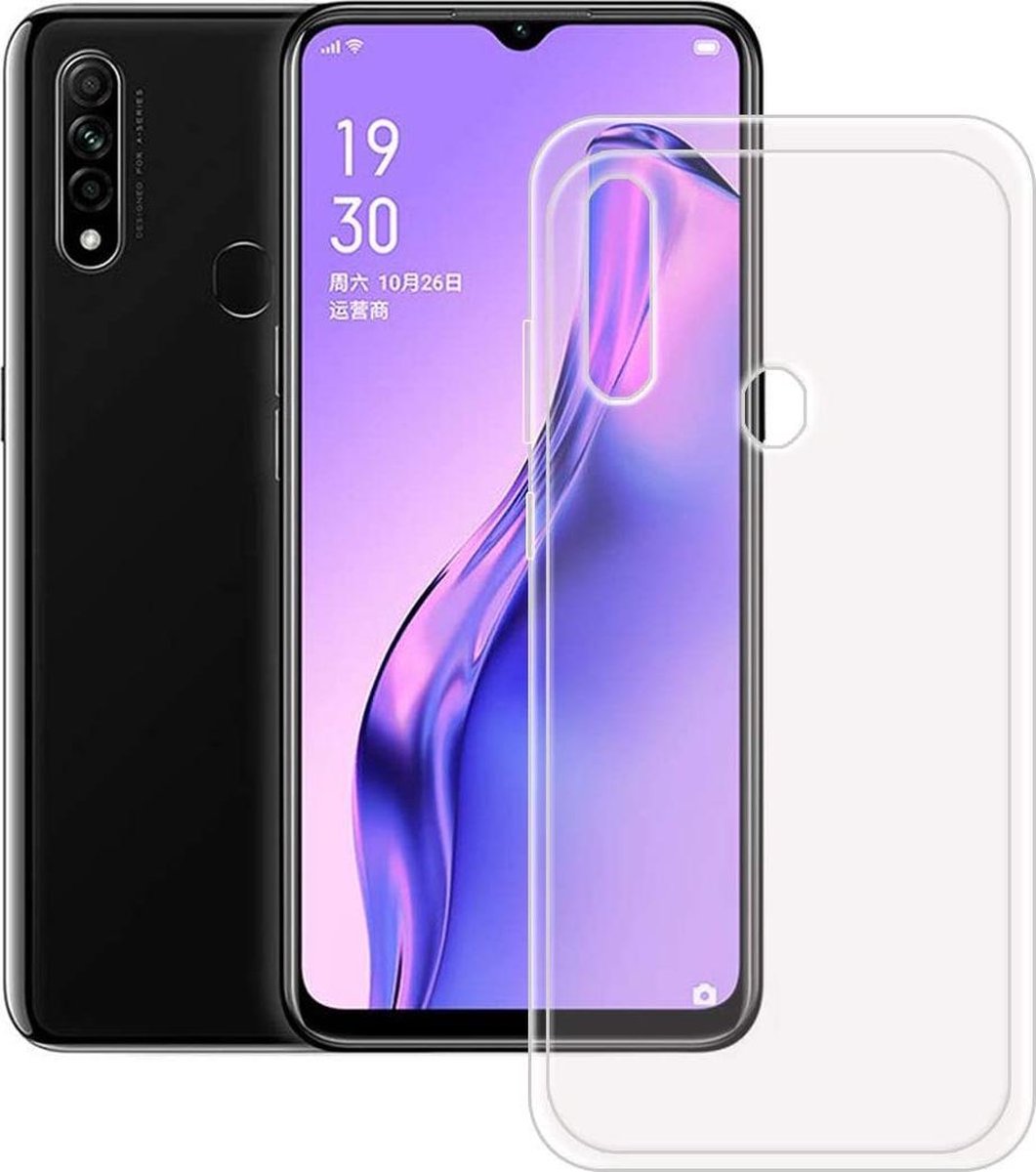 HB Hoesje Geschikt voor Oppo A31 Transparant - Siliconen Back Cover