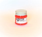 Siliconen kleurstof - Kleur: Rood FLUOR, verpakking: 50 Gr.