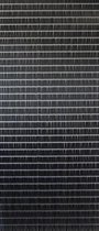 Sun-arts Rideau anti-mouches Manches Régulières 232 X 100 Cm Pvc Zwart