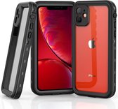DrPhone iPhone 11 Pro MAX 6.5 inch Waterdichte Case - IP68 - Full-body beschermhoes (zwart)
