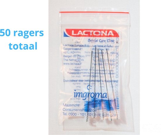Lactona EasyDent Type C 6 - 11mm - Ragers - 10 gripzak x 5 stuks - Voordeelpakket