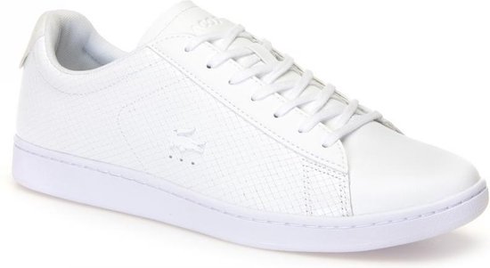 Lacoste Carnaby Heren Sneakers - Wit - Maat 44 | bol.com