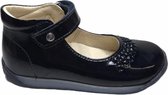 Falcotto velcro vlechtjes ballerina lak navy mt 19