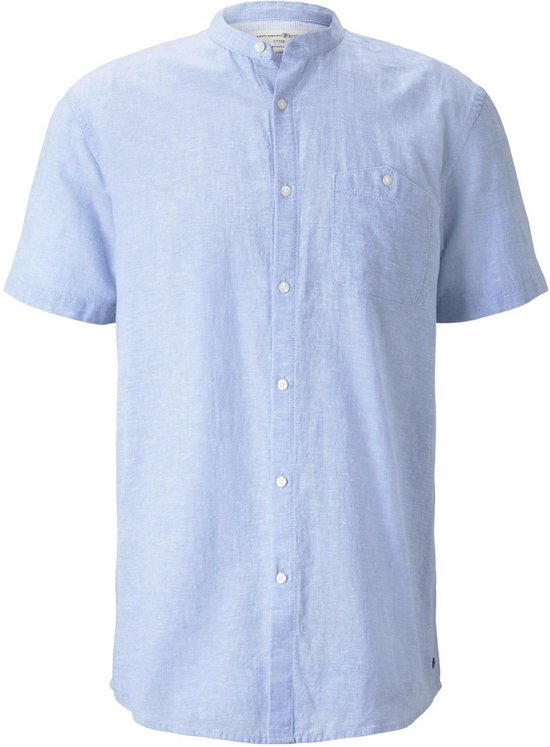 Tom Tailor Denim Overhemd Met Patroon, Mannen, Blauw, Größe S Tom Tailor Denim U