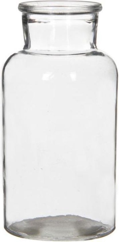Glazen Medicijnflesje 20cm hoog Ø 10cm (tray met 6 stuks)