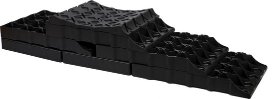 Milenco Stacka Level - 6 stuks - Zwart