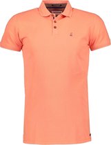 No-Excess - No Excess Stretch Poloshirt Oranje - XXL - Modern-fit