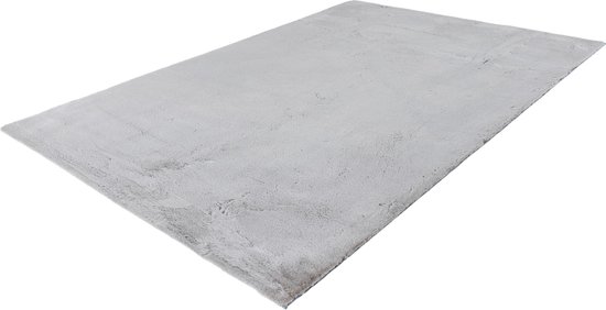 Emotion - Vloerkleed - Superzacht - Karpet - Tapijt effen Fluffy 80x150 - Zilver