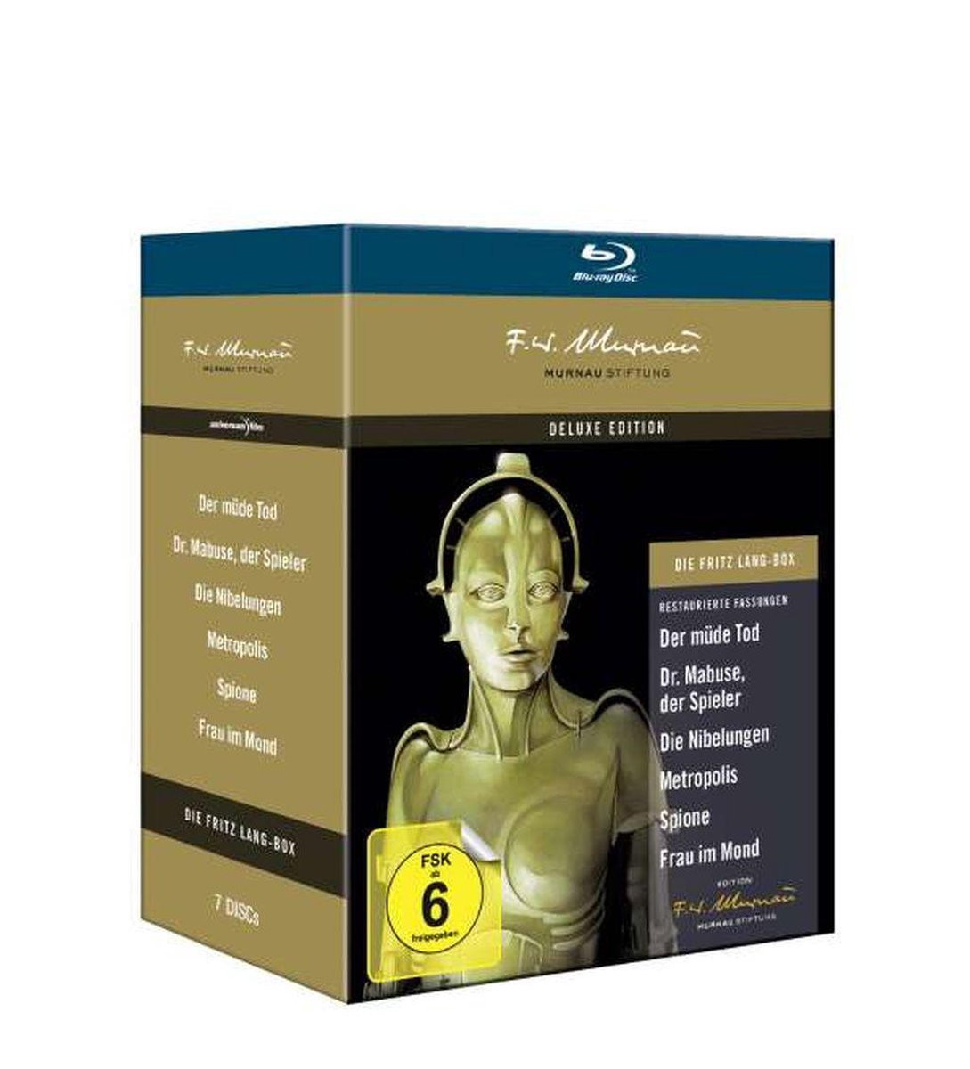【中古】Die Fritz Lang Box BD Fritz Lang Box - Blu-ray Deluxe Edition met Metropolis en Die