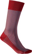 Falke Sokken - Oxford Stripes - Rood - 41-42