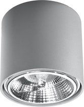 Sollux Lighting - Plafondspot TIUBE grijs