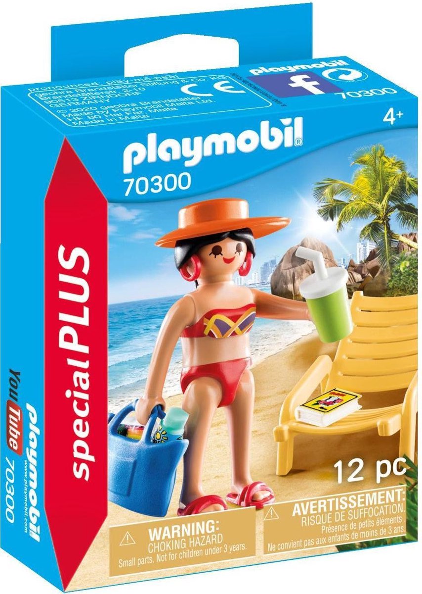 Playmobil 70300 Special PLUS Vakantieganger met Strandstoel