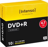 Intenso 4111652 DVD+R disc 4.7 GB 10 stuk(s) Slimcase