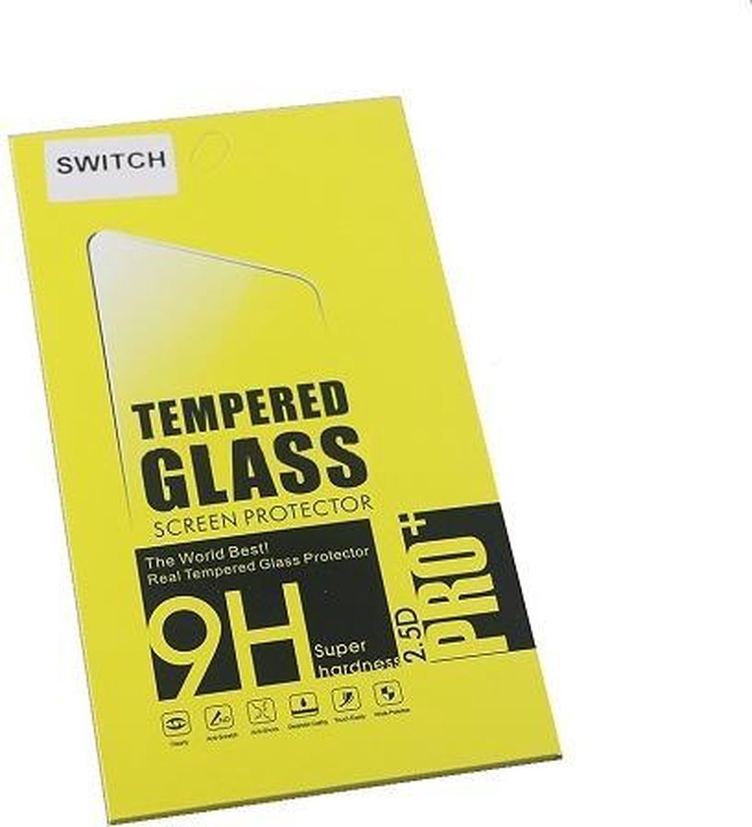 2x screen protector TEMPERED GLASS 9H PRO geschikt voor de Nintendo Switch