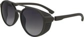 Az-eyewear Zonnebril Rond Cat. 3 Matgroen/grijs (4270-c)