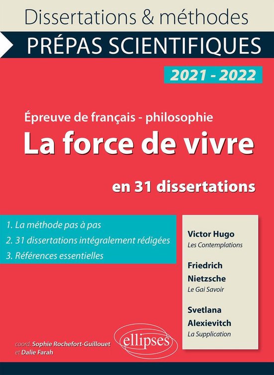 Foto: La force de vivre en 31 dissertations hugo les contemplations nietzsche le gai savoir alexievitch la supplication preuve de fran ais philosophie pr pas scientifiques 2021 2022