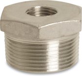 Profec Nr. 241 Verloopring RVS 316 1/2" x 3/8" buitendraad x binnendraad