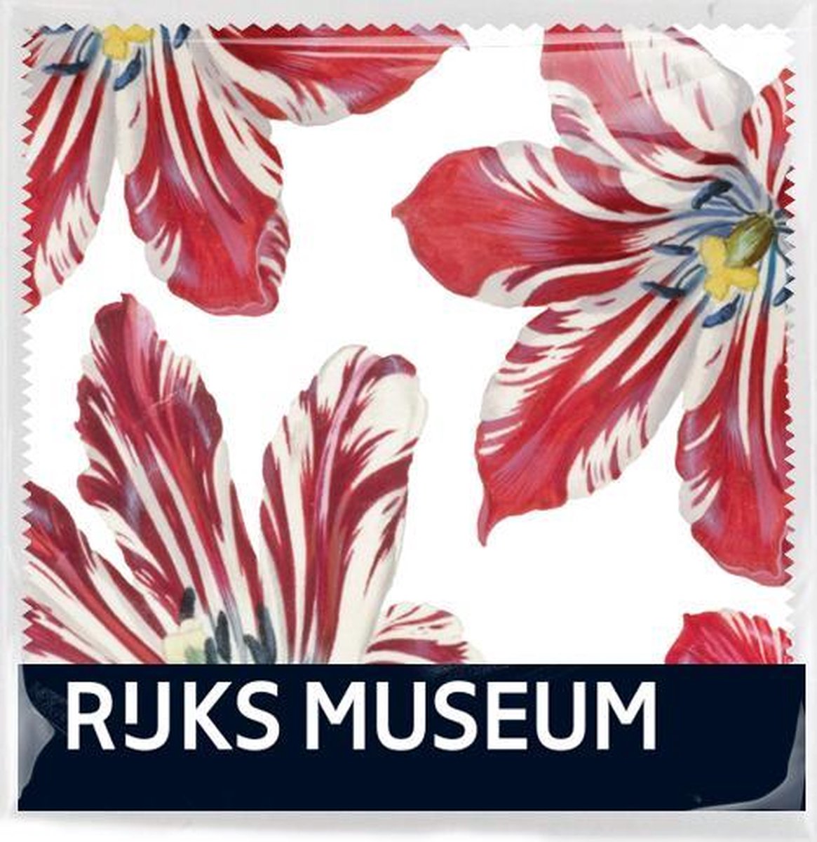 Brillendoekje, 15x15, Marrel, Tulips, Rijksmuseum