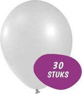 Metallic Ballonnenset 30 Stuks - Metallic Ballonnen Zilver