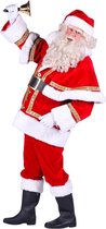 Kerstman kostuum Polyester deluxe met cape maat M