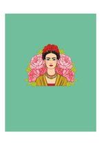 Planner - Agenda - Frida Kahlo - Groen - Weekplanner - Dag - Week - Hardcover - Elastiek - Luxe Dagboek - Werk - Studie - Dagboek - Weekplanner - Week