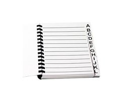 Grootletter Adressen / Telefoonboek A4