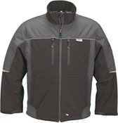 Terratrend Heren Softshell Jas 3683 - zwart - 4XL
