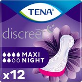 Tena Discreet Maxi Night - Karton van 72 incontinentie inlegkruisjes