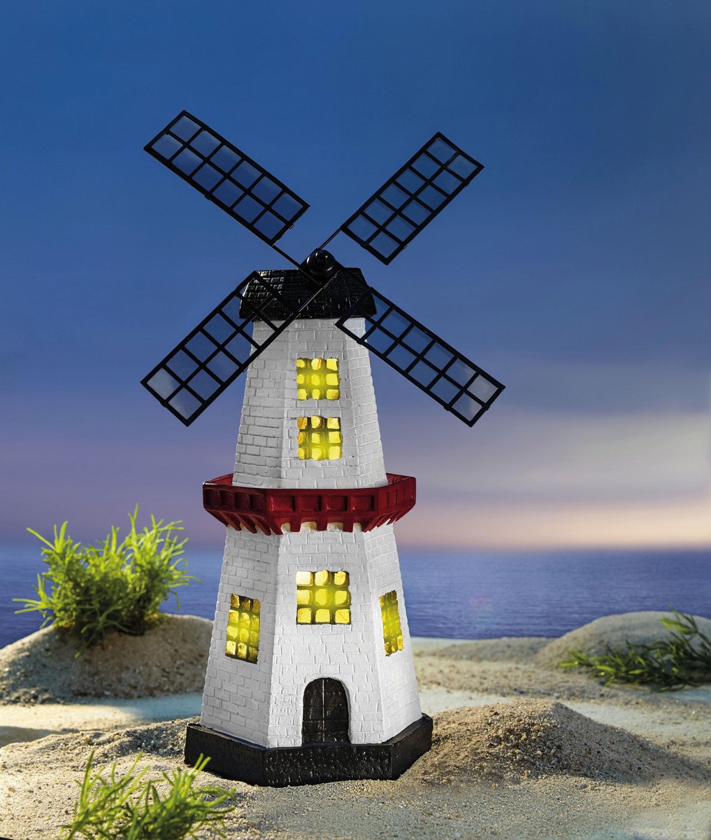 Solar Windmolen met LED verlichting