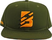 BRUTAL® Pet Heren Dames Groen - Platte Pet - Snapback Cap - Zomer Pet - Festival Pet