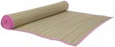 Strandmat Riet - Opvouwbaar - 60 x 180 cm - Roze vloerkleed