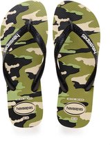 Havaianas Top Camu Jongens Slippers - Beige/Black - Maat 33/34