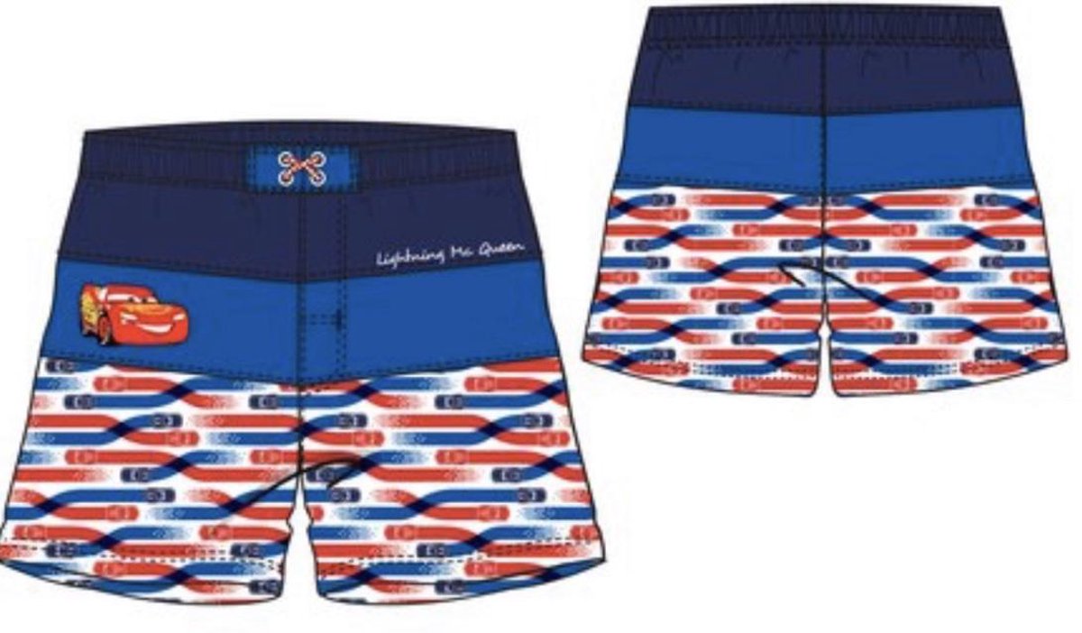 Cars Lightning Mc Queen zwemshort - blauw - maat 98 / 3 jaar