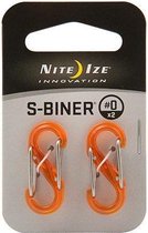 Nite Ize  S- biner 2x oranje #0  - micro karabiner