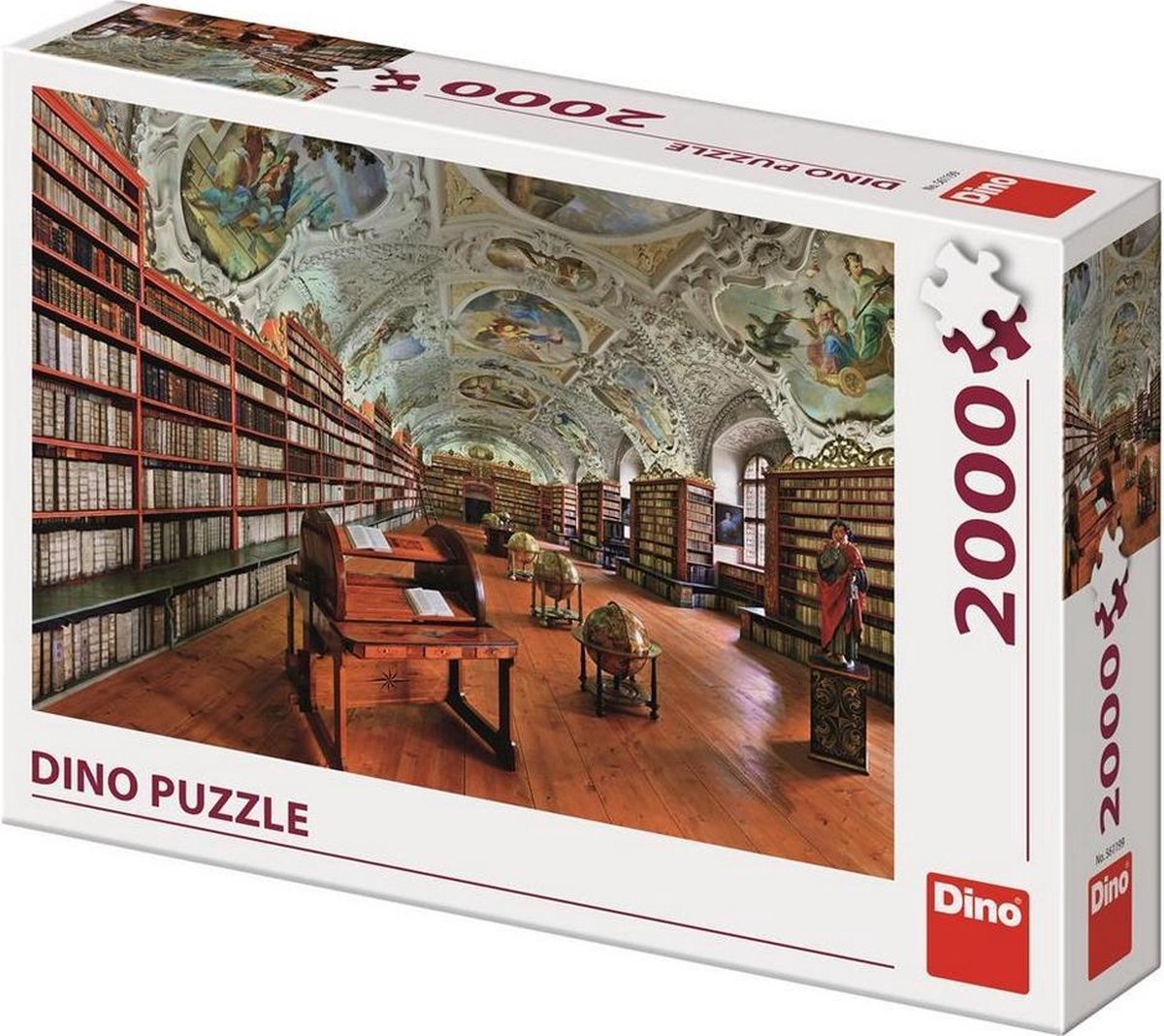Bibliothèque Dino Puzzle Strahov - Salle théologique 2000 pièces | bol