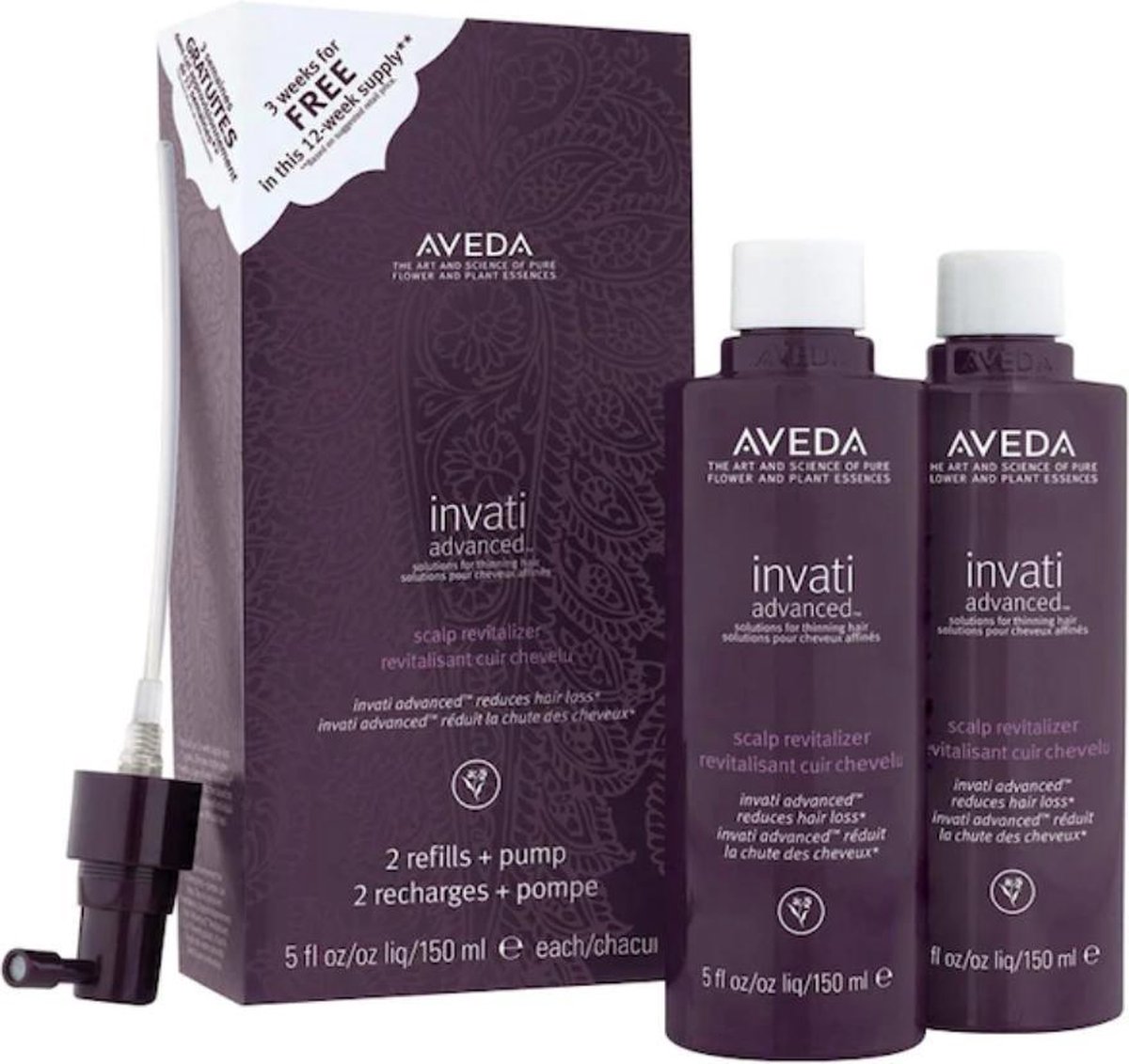Aveda Invati Advanced Scalp Revitalizer 2x 150 ml DUO PACK