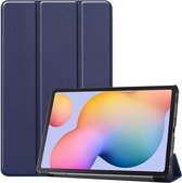 Tablet2you - Smart cover - Hoes - voor Samsung Galaxy Tab S6 Lite - 2020 - P610 - P615 - Donker blauw